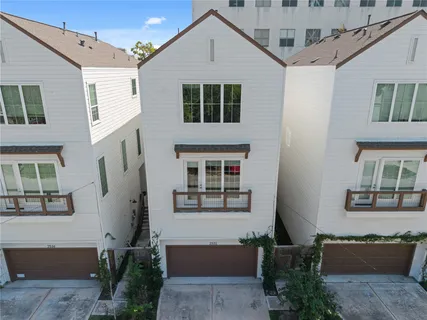 a front view of a house with balcony