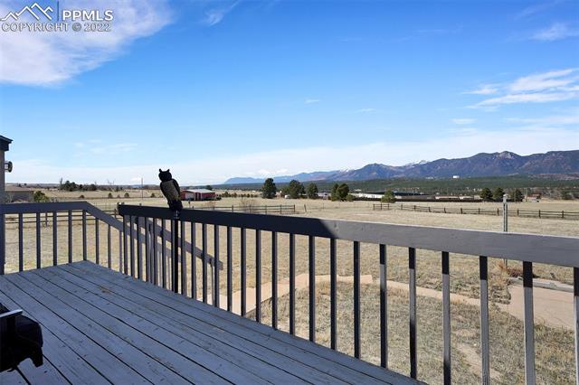 755 Struthers Loop Colorado Springs, CO 80921 - Photo 34 of 37 Deck in the back yard with awesome views