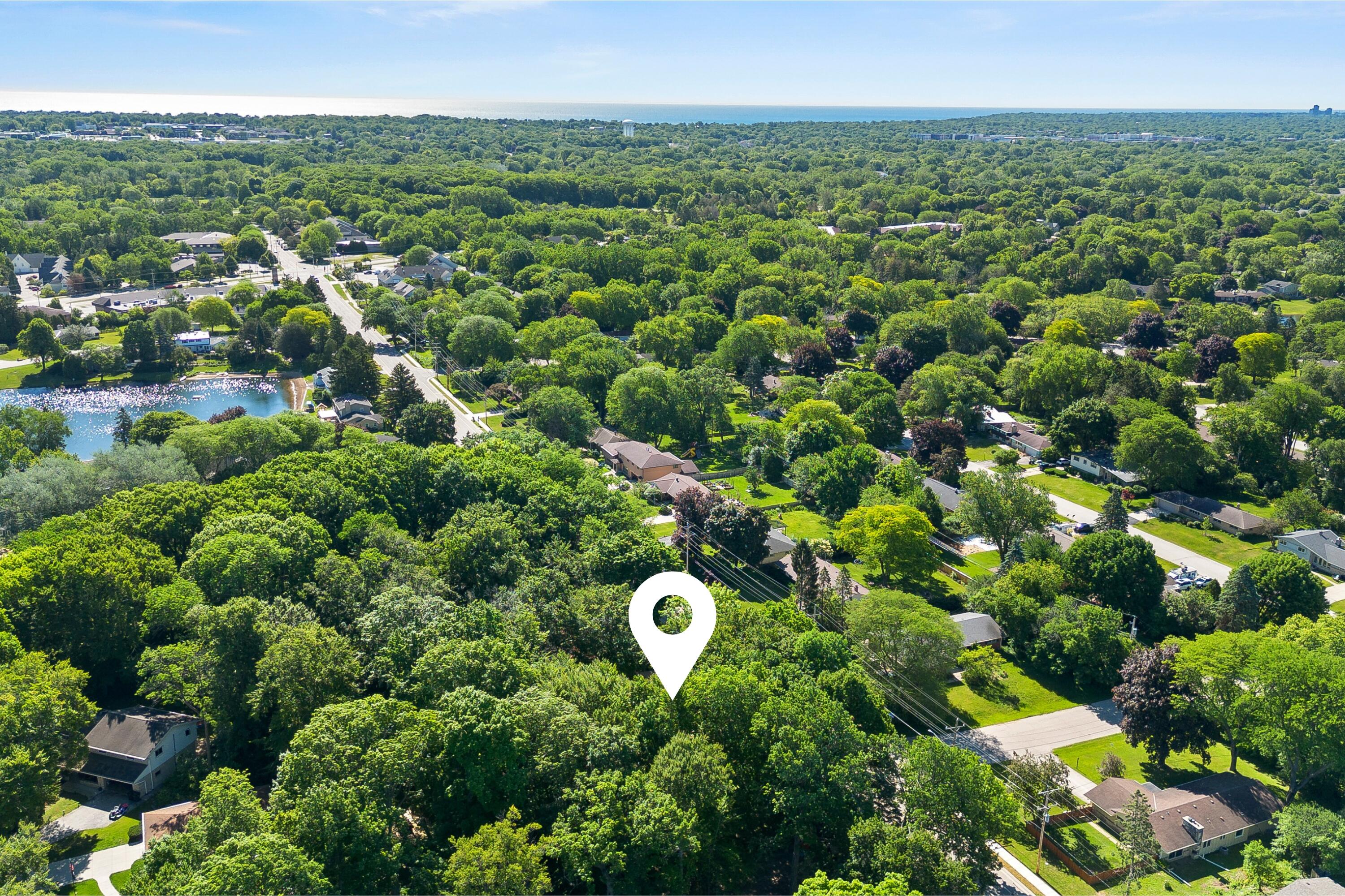 2336 West Green Tree Road Glendale, WI 53209 - Photo 49 of 58 Aerial View