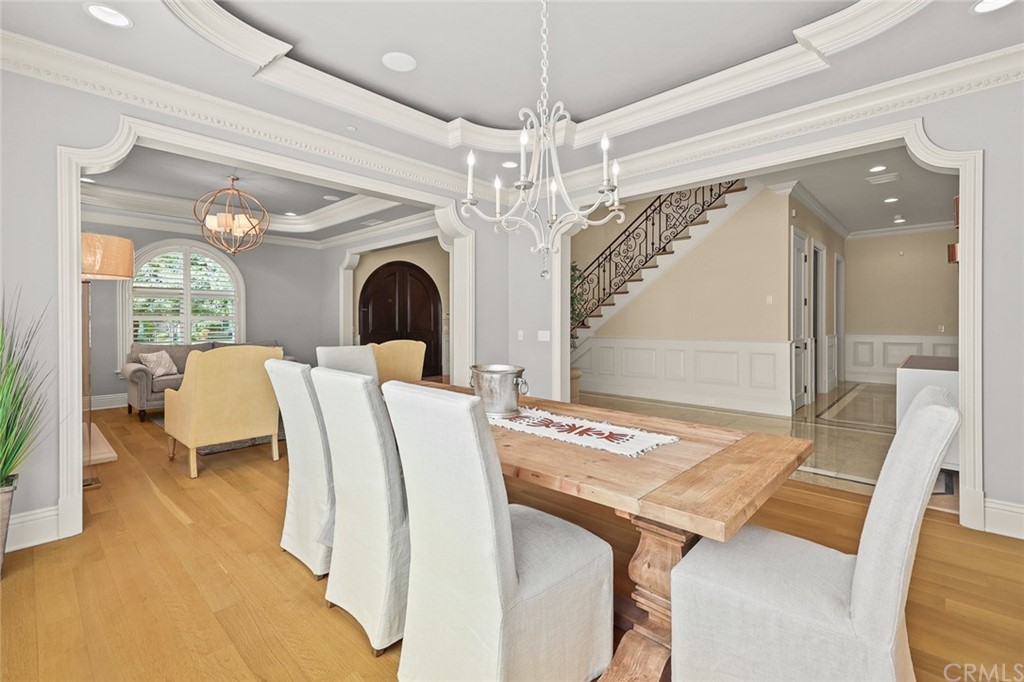 230 San Miguel Drive Arcadia, CA 91007 - Photo 12 of 57 a living room with furniture and a chandelier