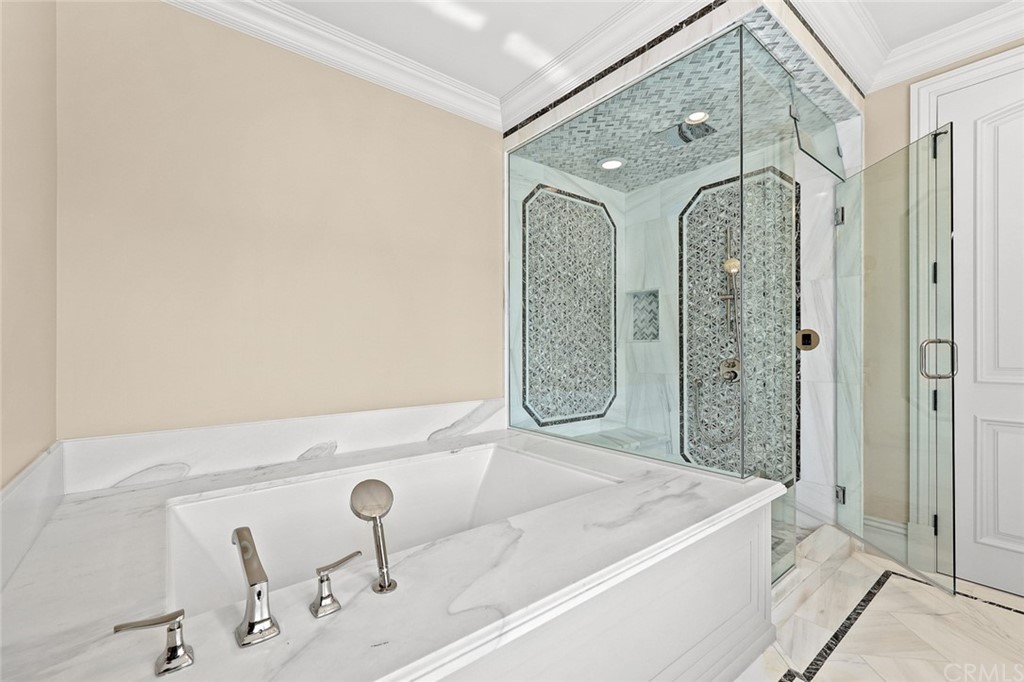 230 San Miguel Drive Arcadia, CA 91007 - Photo 40 of 57 a bathroom with a tub a sink and shower