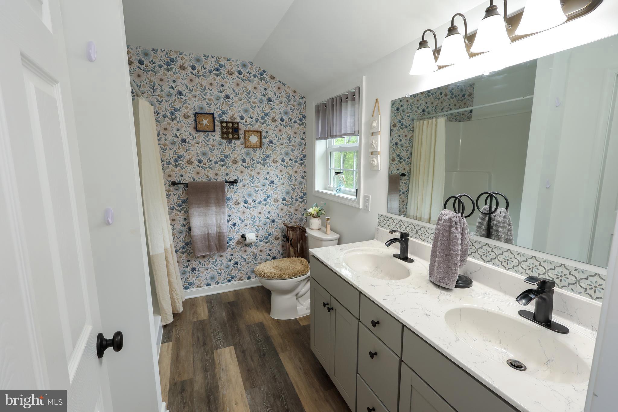 16919 Shaffer Road Sharpsburg, MD 21782 - Photo 22 of 58 a bathroom with a sink and mirror with toilet