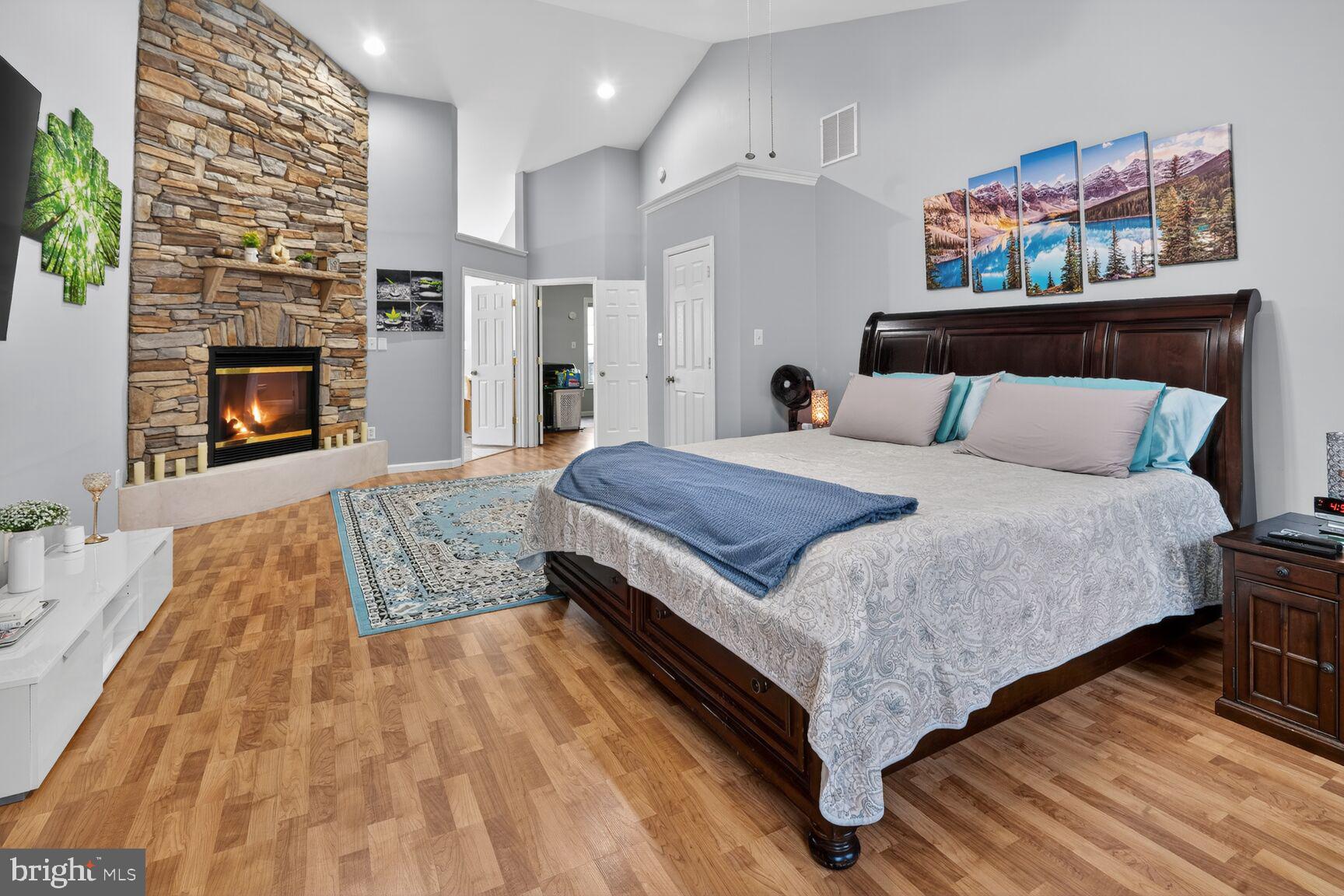 244 Stem Road Union Bridge, MD 21791 - Photo 19 of 51 Primary bedroom w/stone gas fireplace!