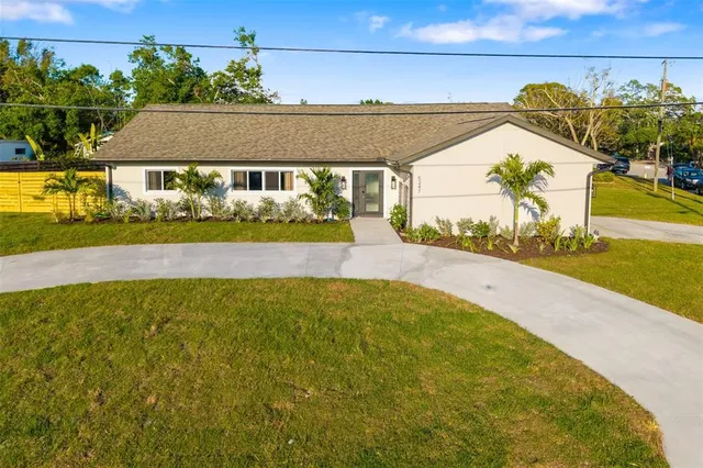 a view of swimming pool with an outdoor space
