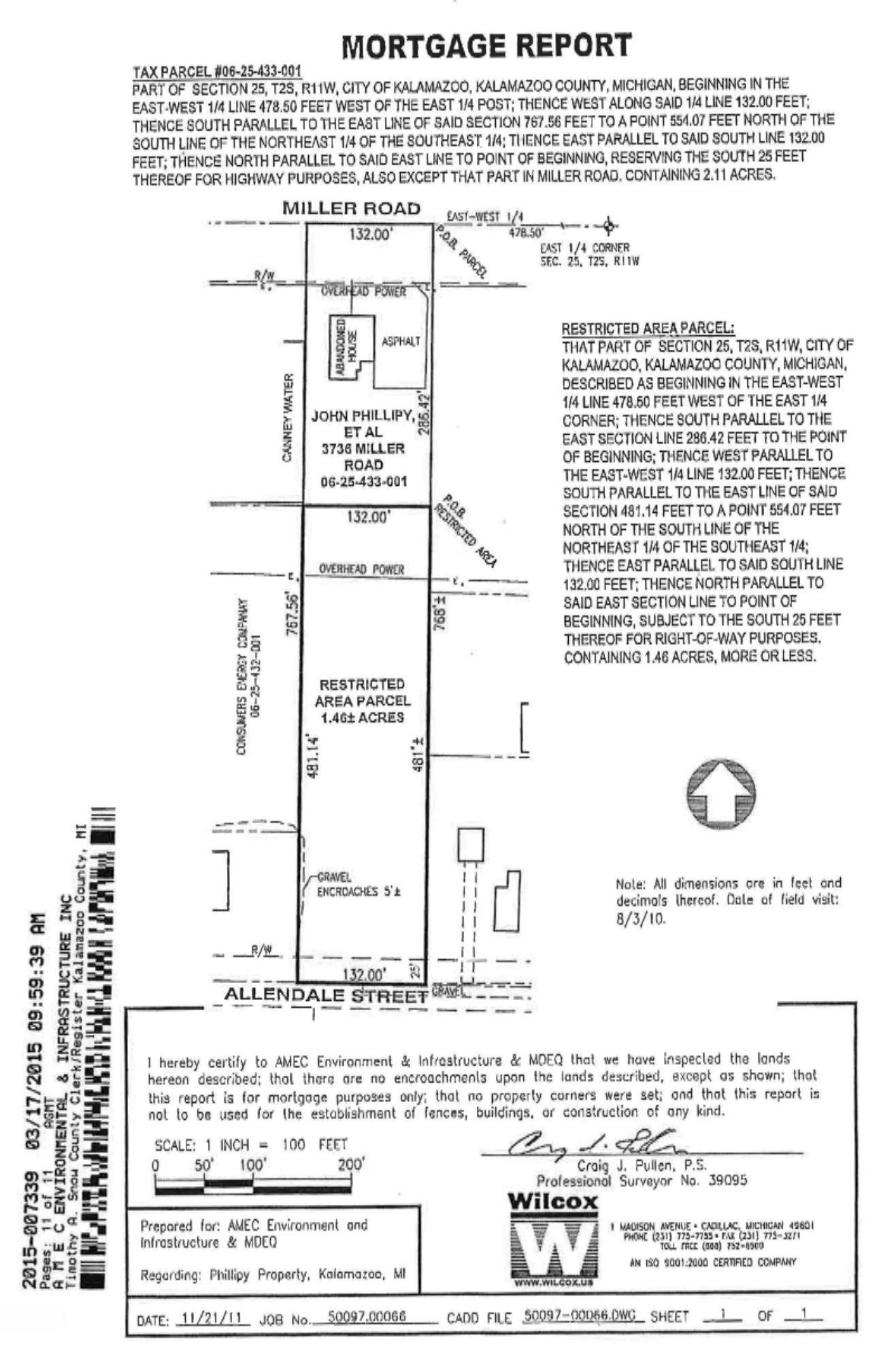 3736 Miller Road Kalamazoo, MI 49001 - Photo 3 of 4 Survey_3736 Miller