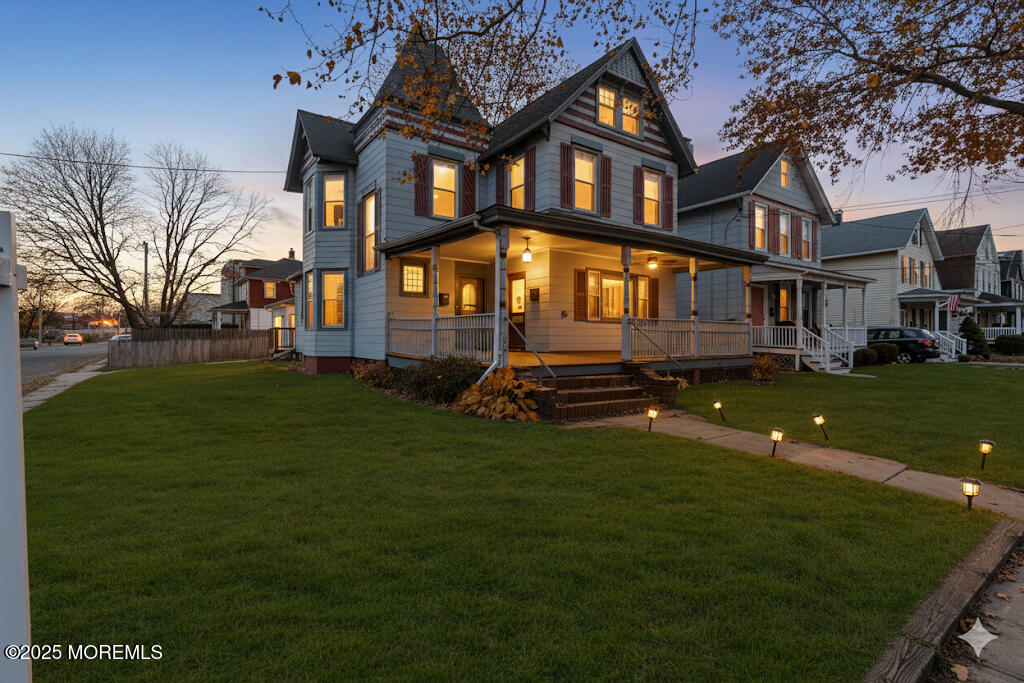 159 Bridge Avenue Red Bank, NJ 07701 - Photo 39 of 39 a front view of a house with a garden