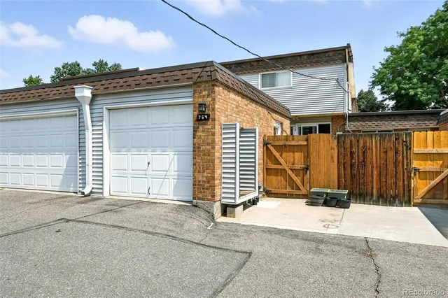 a house with a outdoor space