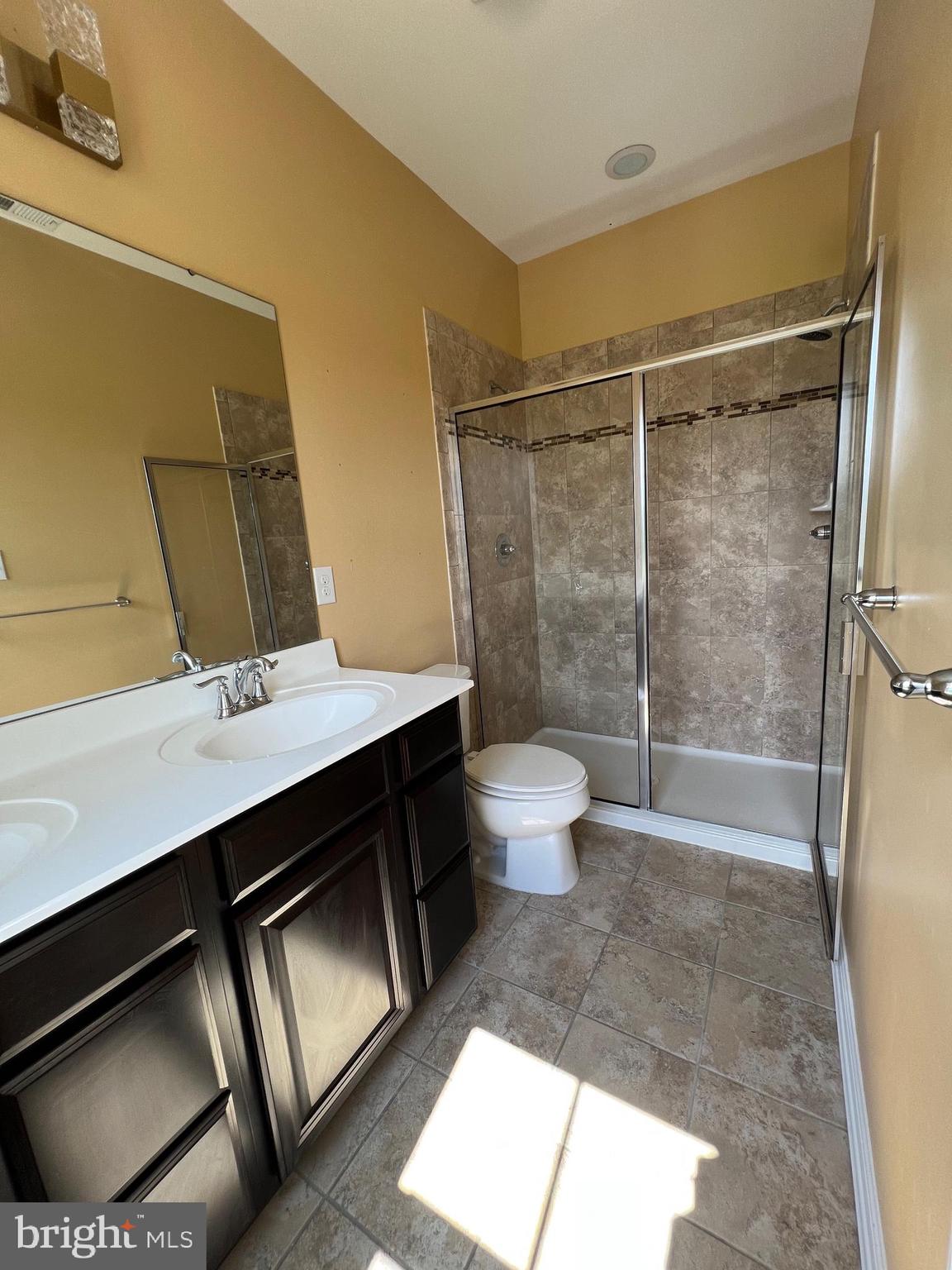 264 Iannelli Road Clarksboro, NJ 08020 - Photo 19 of 30 a bathroom with a sink a toilet a mirror and shower