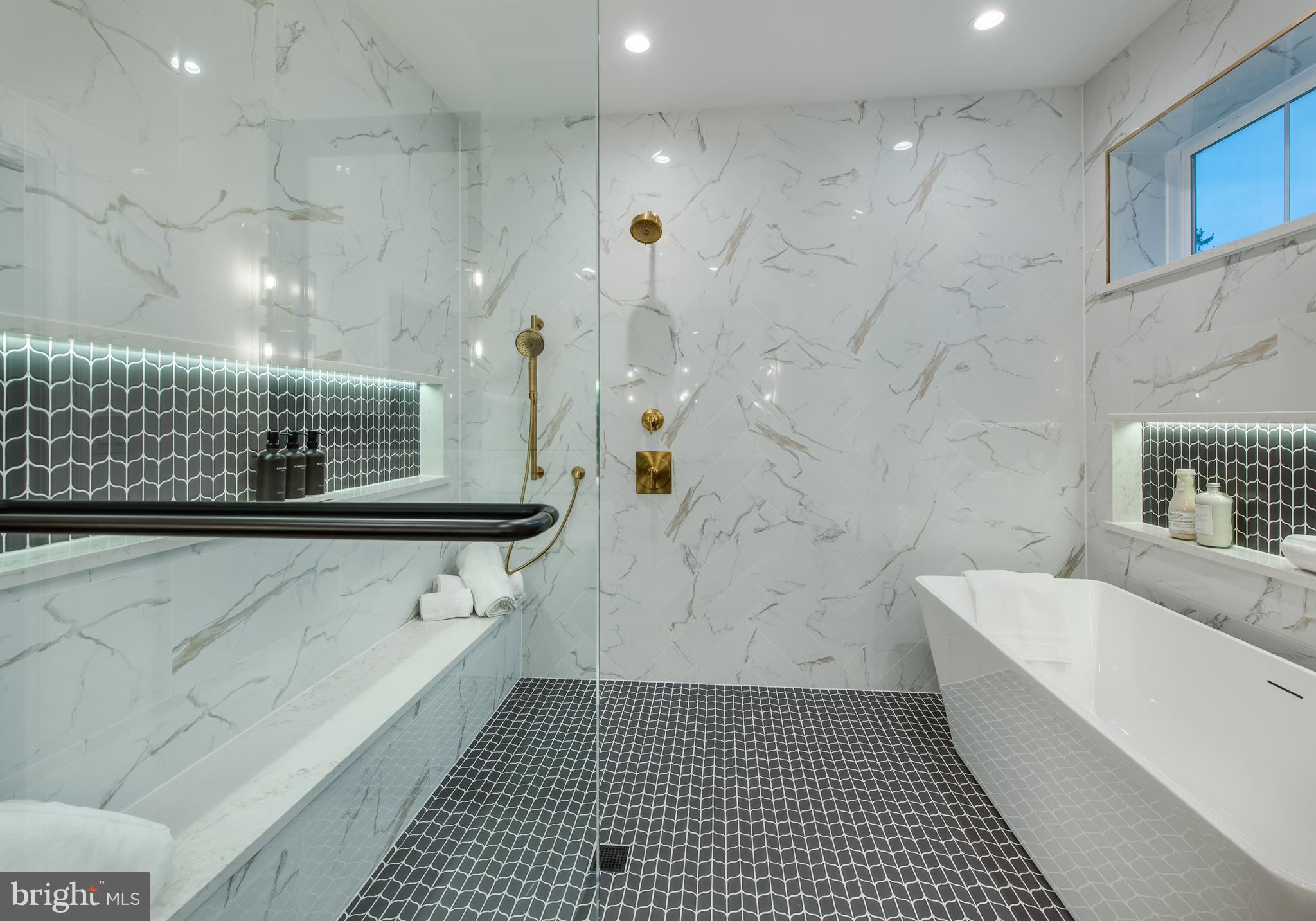 1541 Dowlin Forge Road Downingtown, PA 19335 - Photo 16 of 19 a bathroom with a bathtub and a shower