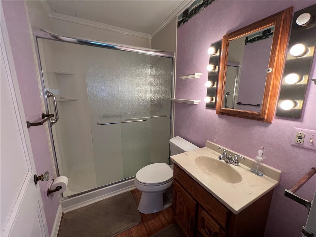 101 Filbert Road Butler, PA 16001 - Photo 17 of 37 a bathroom with a sink toilet and shower