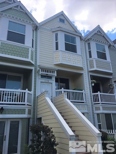 a view of a house with a deck