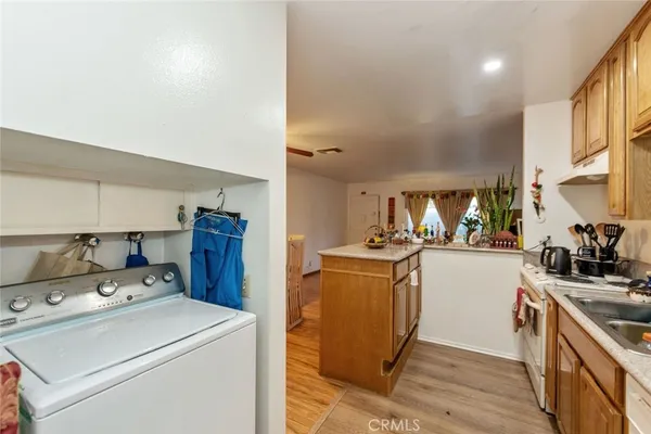 a room with storage and utility