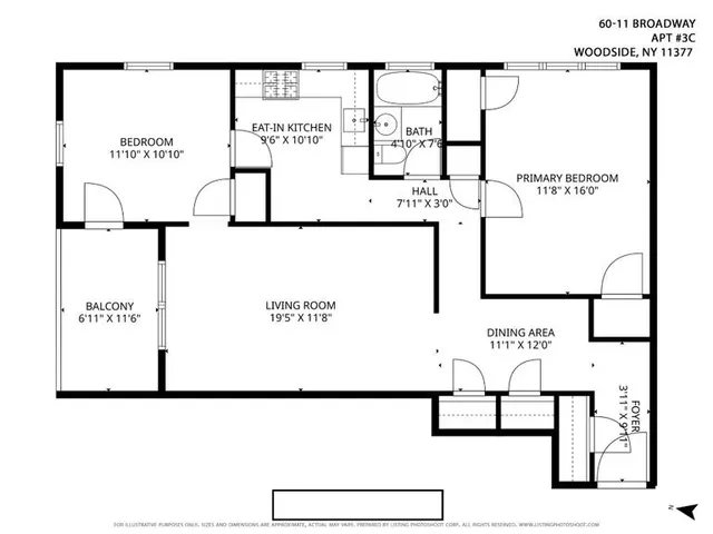 $3,400 | 60-11 Broadway, Unit 3C | Woodside