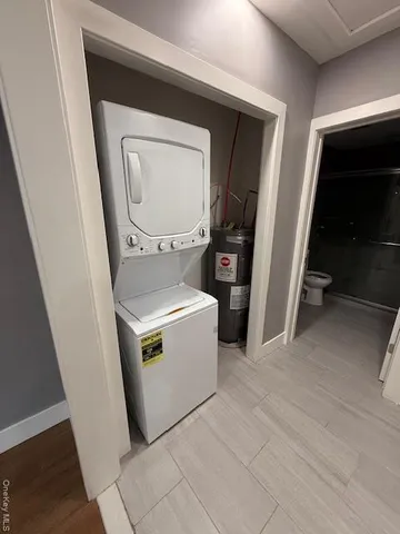 a view of a hallway with a white walls