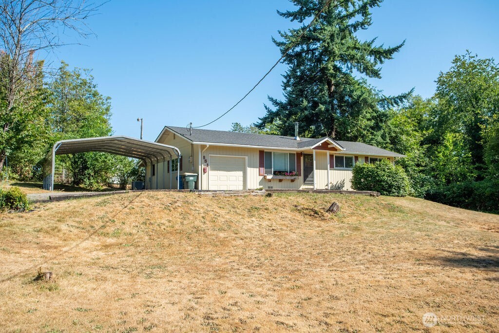 651 Jorgensen Road Onalaska, WA 98570 - Photo 30 of 36 a front view of house with yard and trees around