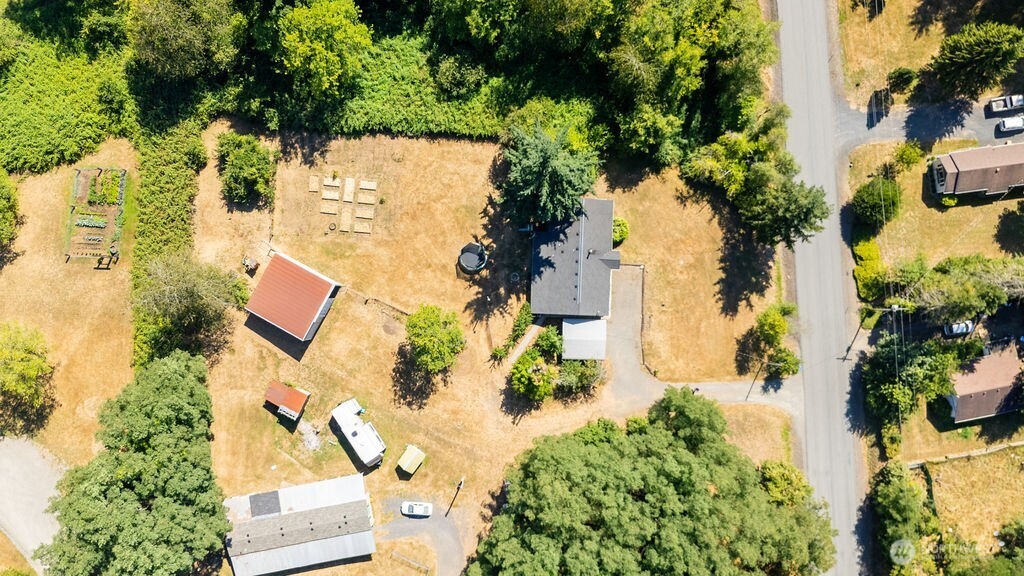 651 Jorgensen Road Onalaska, WA 98570 - Photo 33 of 36 an aerial view of a house with a yard