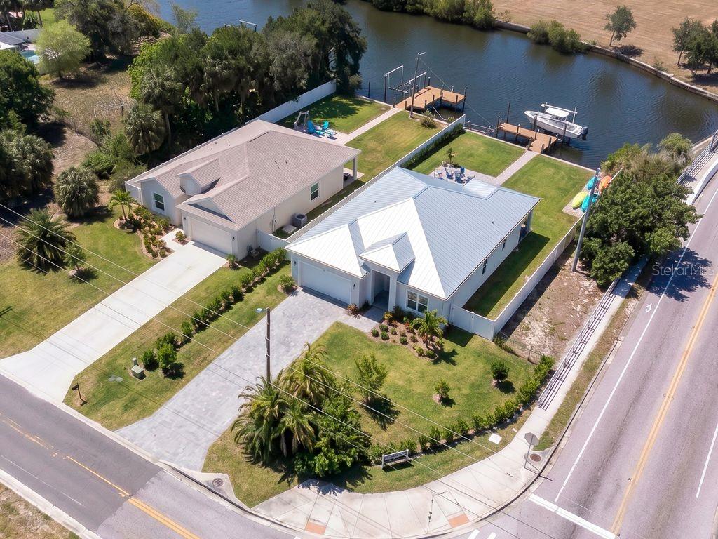 601 Flamingo Drive Apollo Beach, FL 33572 - Photo 4 of 15 an aerial view of a house with a ocean view