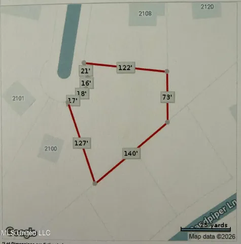 $20,000 | 0 Cockleshell Lane, Gautier, MS 39553