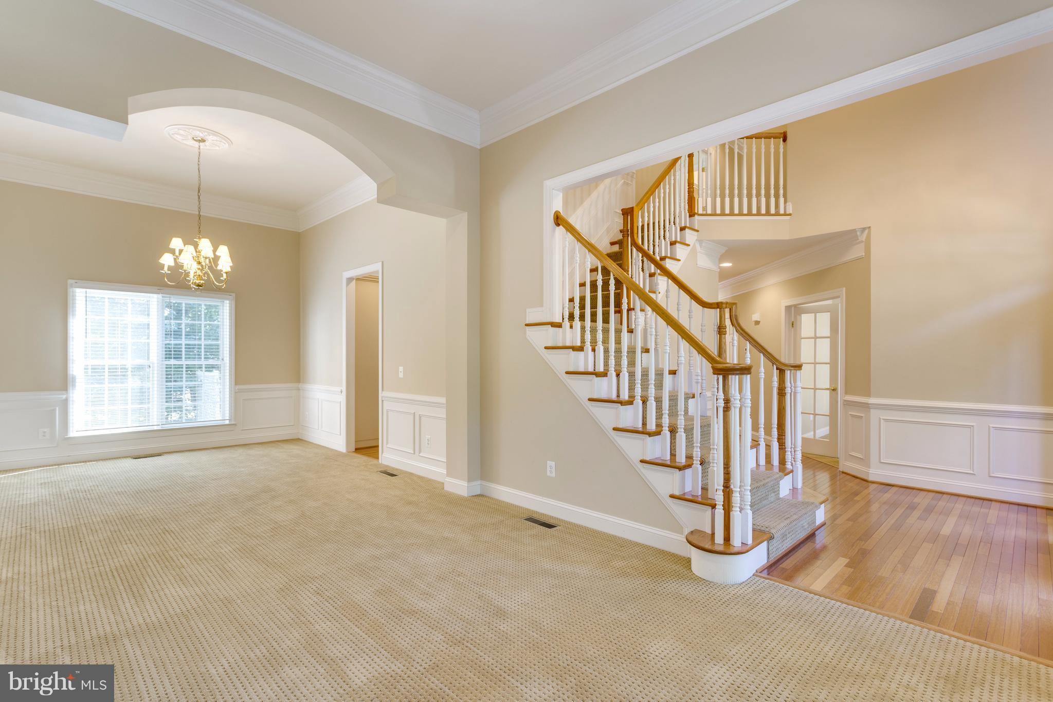 8609 Monacan Court Springfield, VA 22153 - Photo 6 of 25 Living/Dining/Staircase