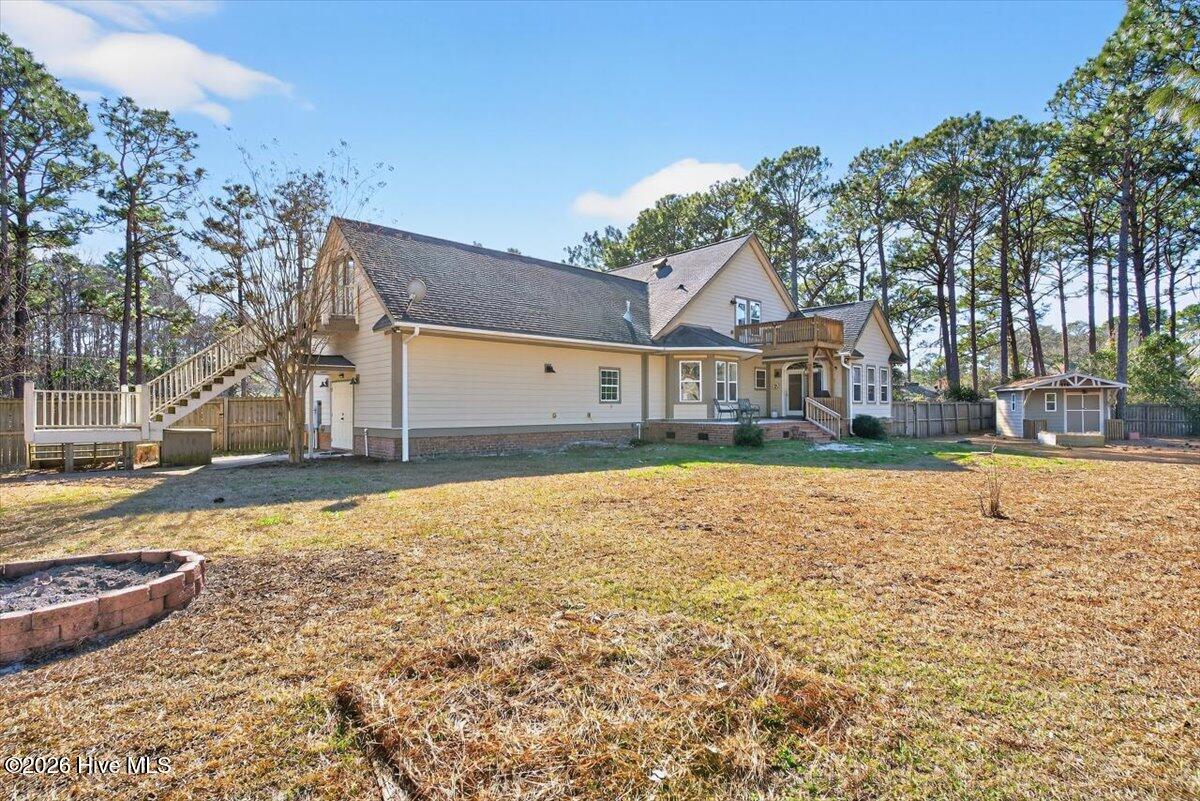 18 Brierwood Road Southwest Shallotte, NC 28470 - Photo 48 of 70 Large backyard with plenty of room to enjoy outdoor living, gardening, or entertaining.
