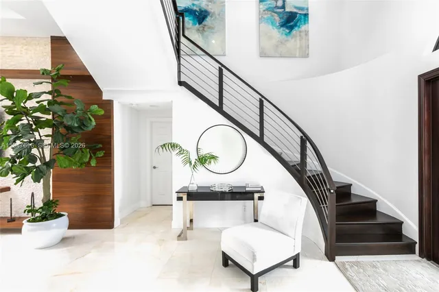 a view of entryway and hall