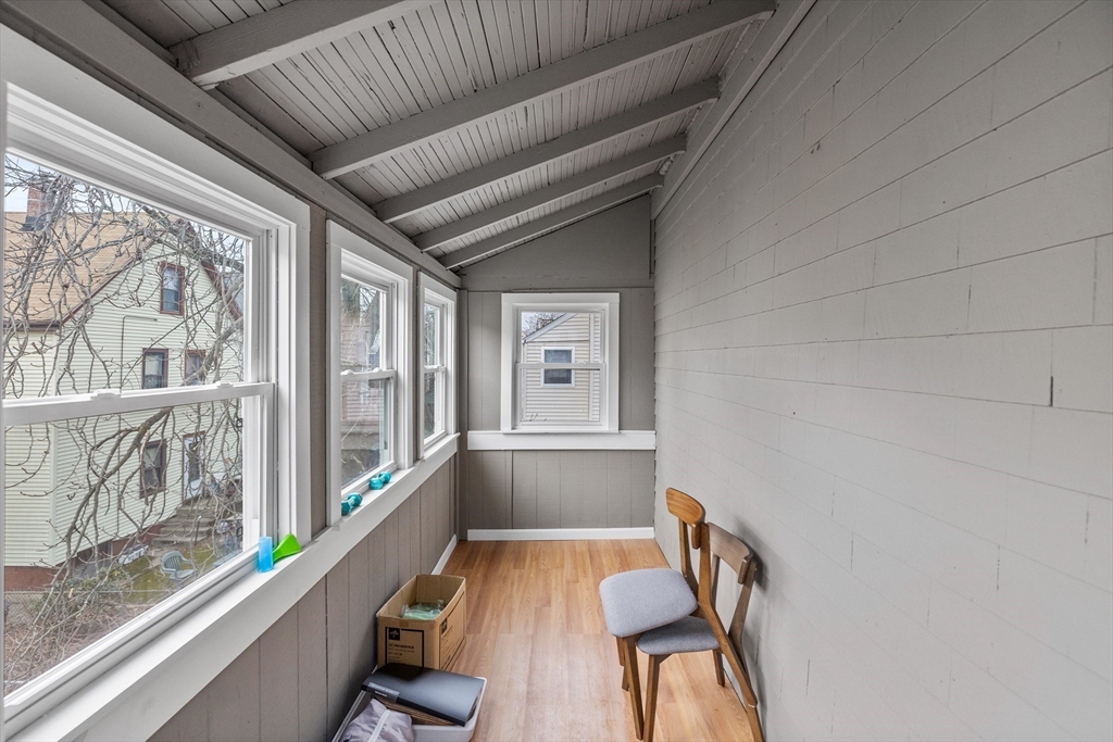14-16 Malvern Avenue Somerville, MA 02144 - Photo 35 of 39 a view of a large window with wooden floor