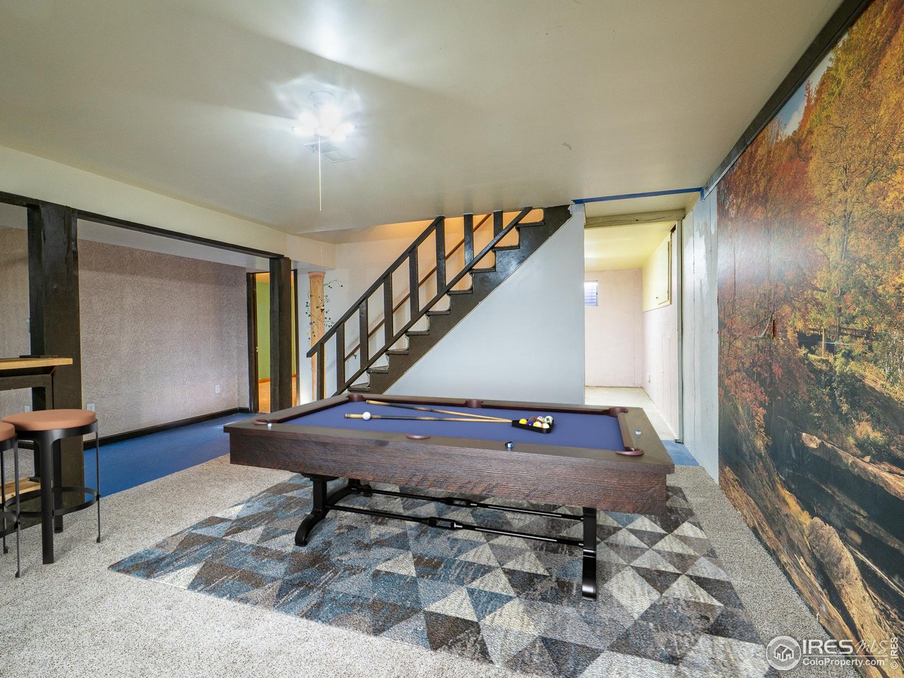 14 Daisy Court Windsor, CO 80550 - Photo 31 of 42 Basement Rec Room Virtually Staged