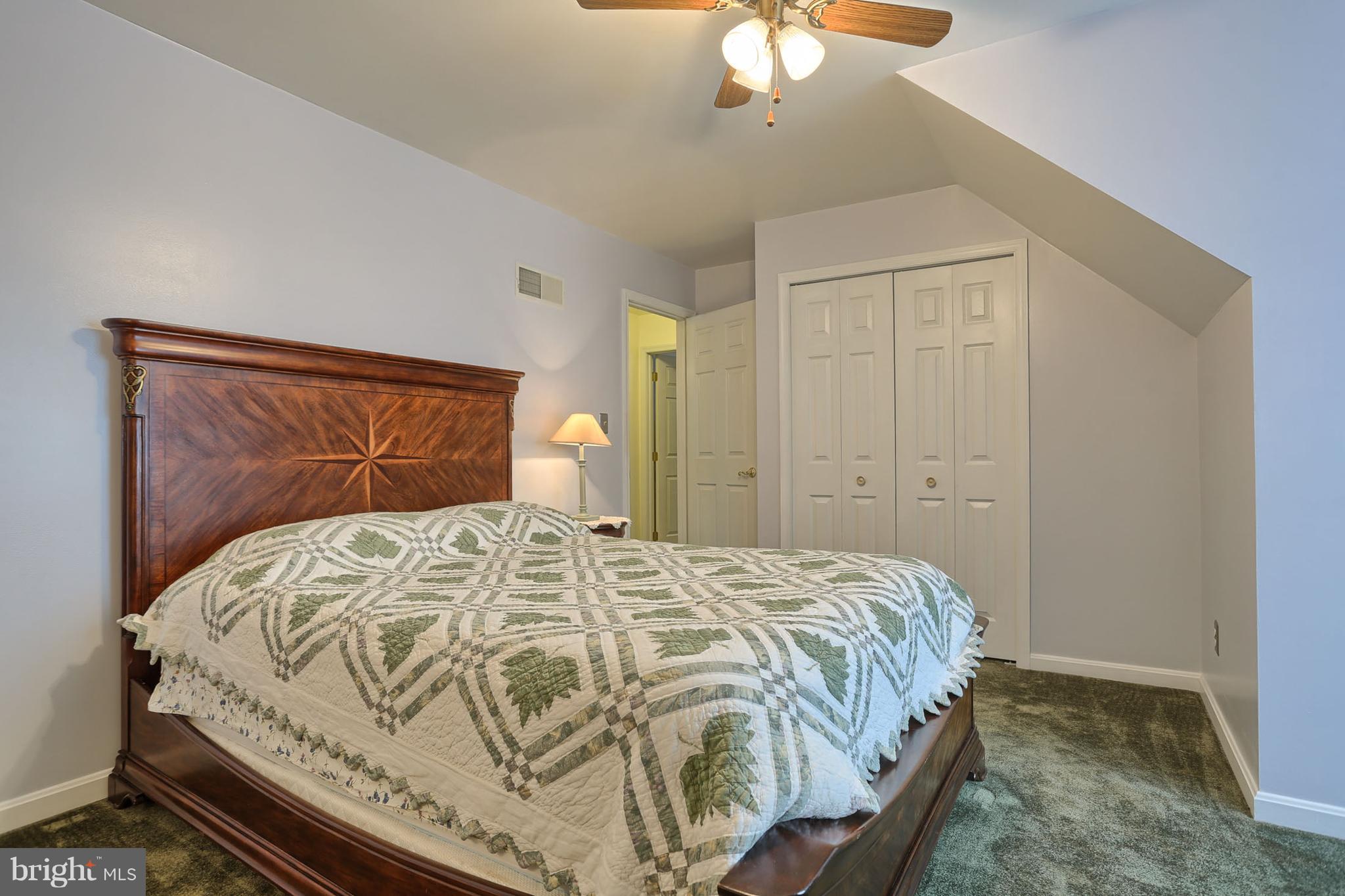 661 East Derry Road Hershey, PA 17033 - Photo 14 of 28 Bedroom #2 features ceiling fan and full closet