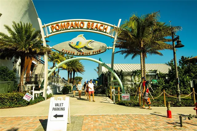 a view of a tall building