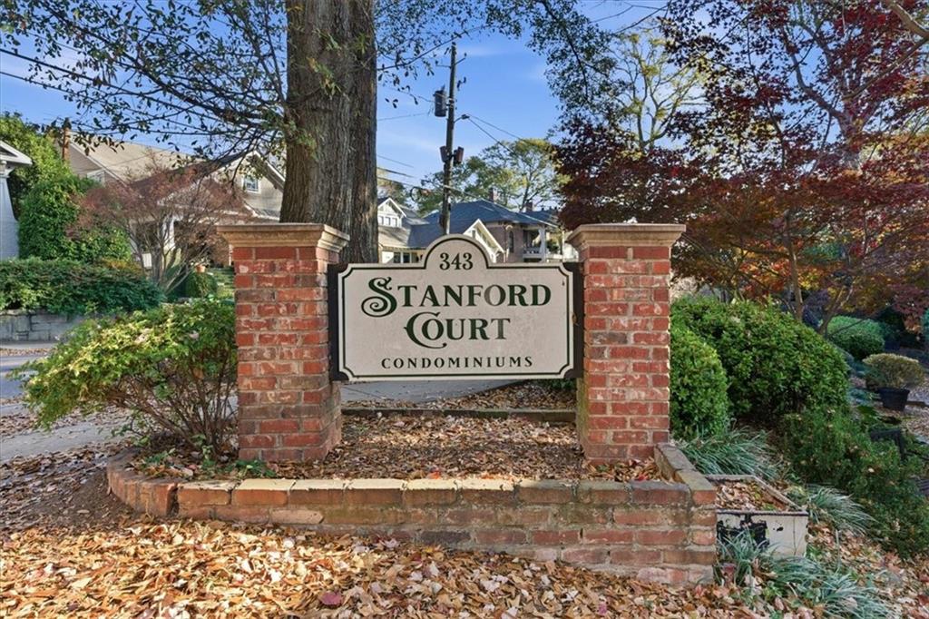 343 8th Street Northeast, Unit T1 Atlanta, GA 30309 - Photo 28 of 33 a sign on the side of a building