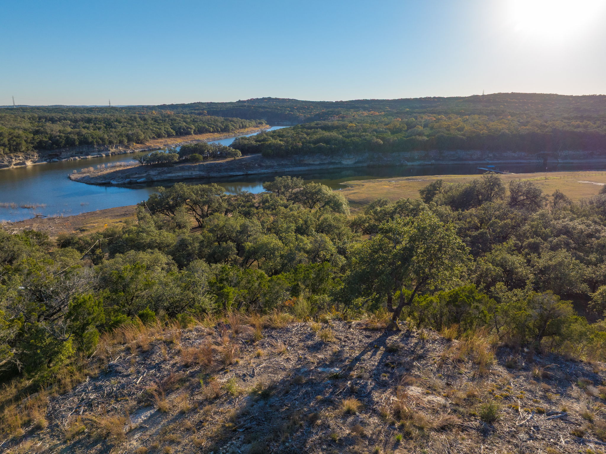 24105 Ranch To Market 1431 Marble Falls, TX 78654 - Photo 12 of 16 a view of lake with mountain