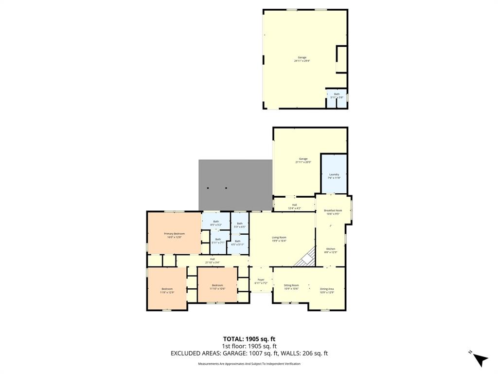 3301 Loma Vista Drive Waco, TX 76708 - Photo 29 of 29 Floor plan