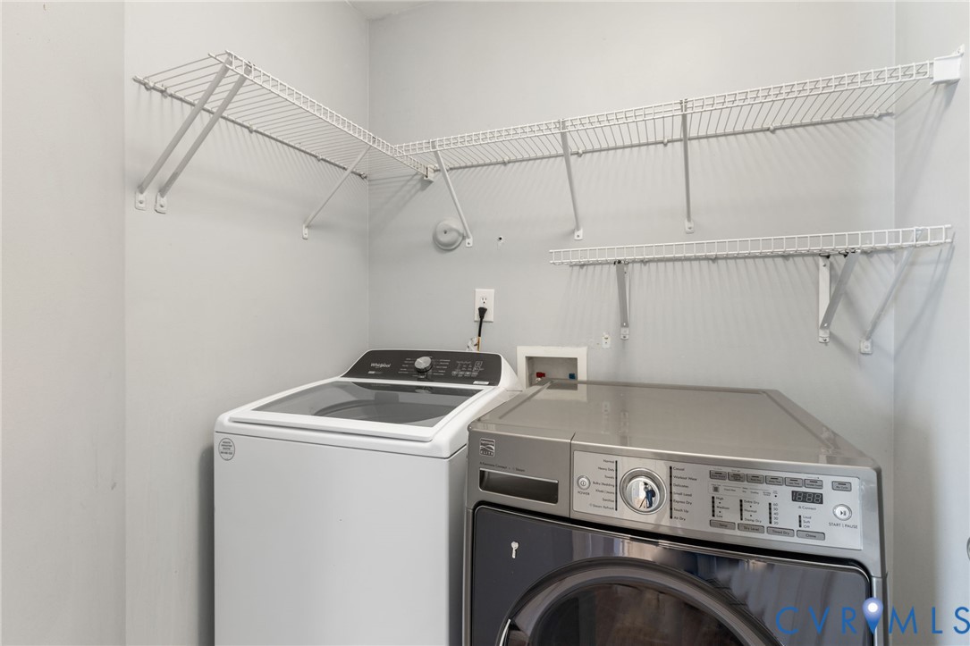 12008 Wheat Ridge Court Glen Allen, VA 23059 - Photo 24 of 36 a utility room with dryer and washer