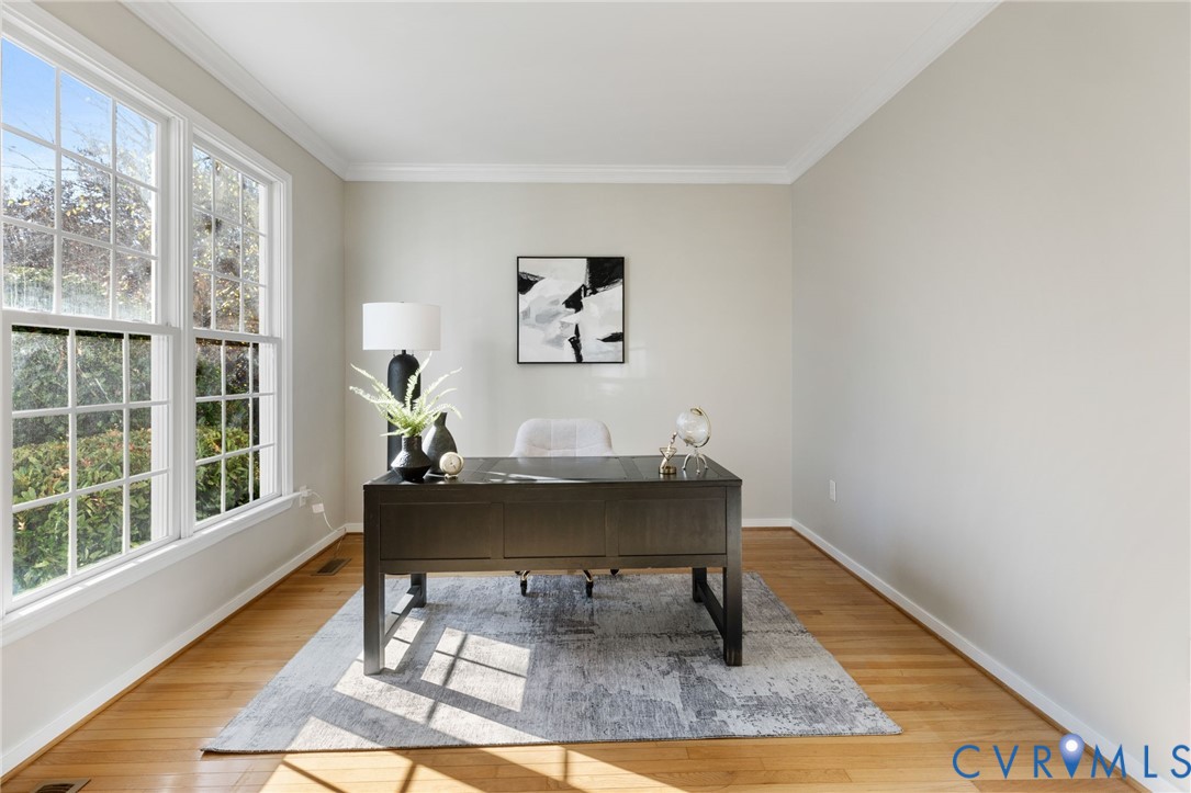 12008 Wheat Ridge Court Glen Allen, VA 23059 - Photo 5 of 36 a workspace with furniture and a rug