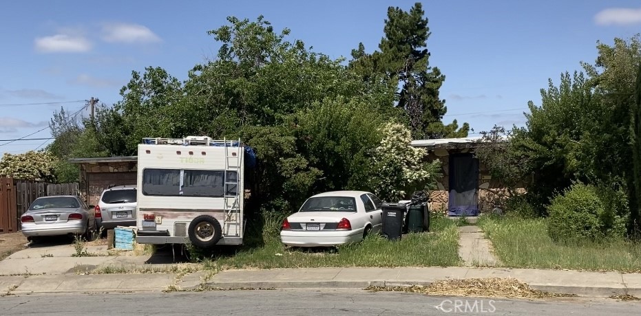 a car parked on the side of the road