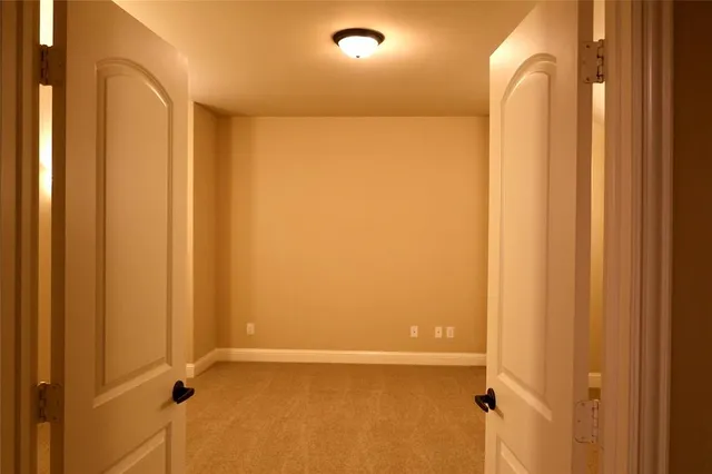 a view of closet area
