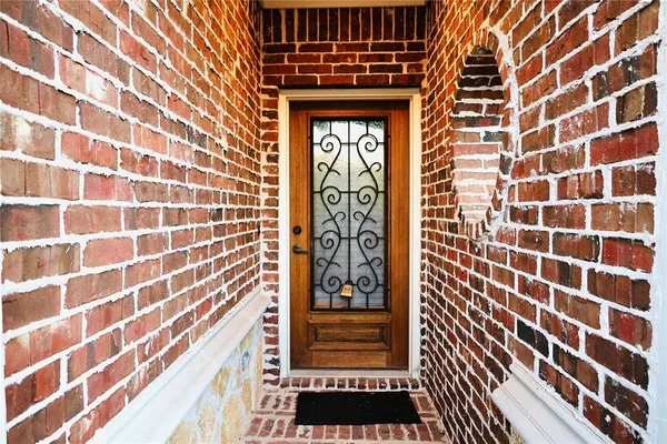 a door with a door
