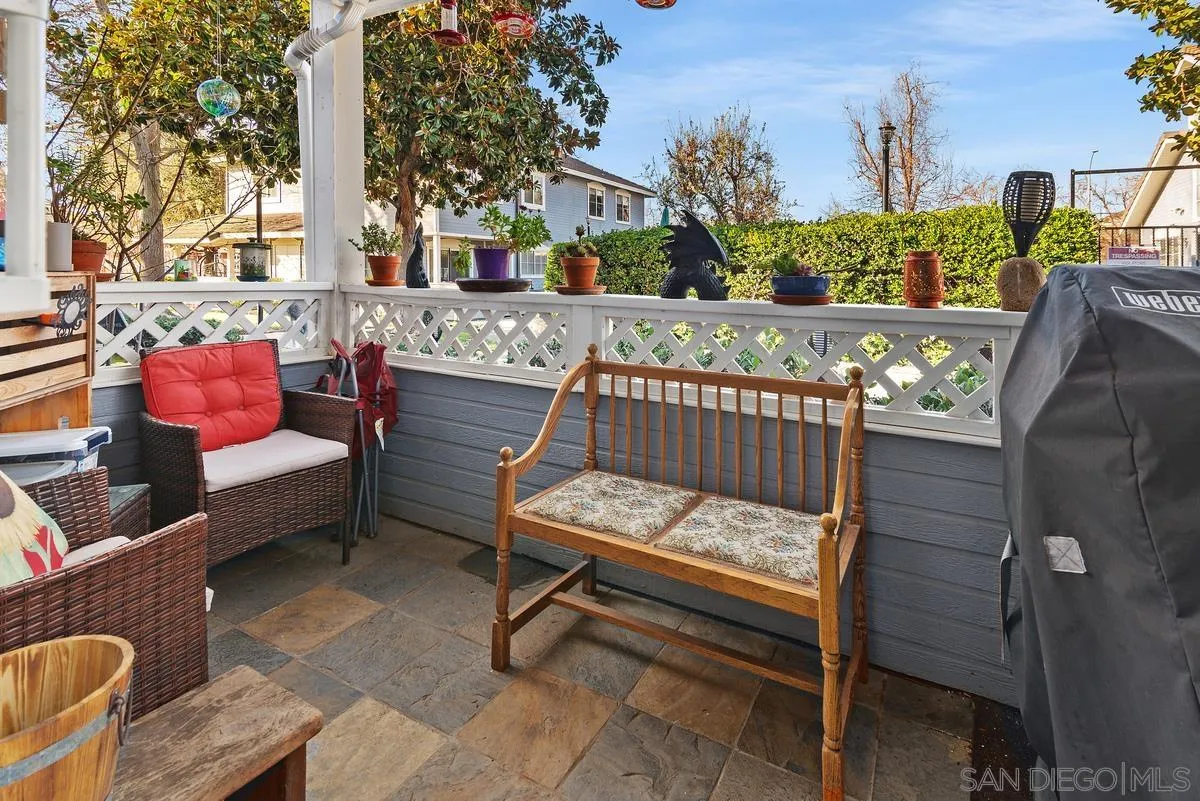 13975 Midland Road Poway, CA 92064 - Photo 23 of 33 a bench sitting in the middle of a house