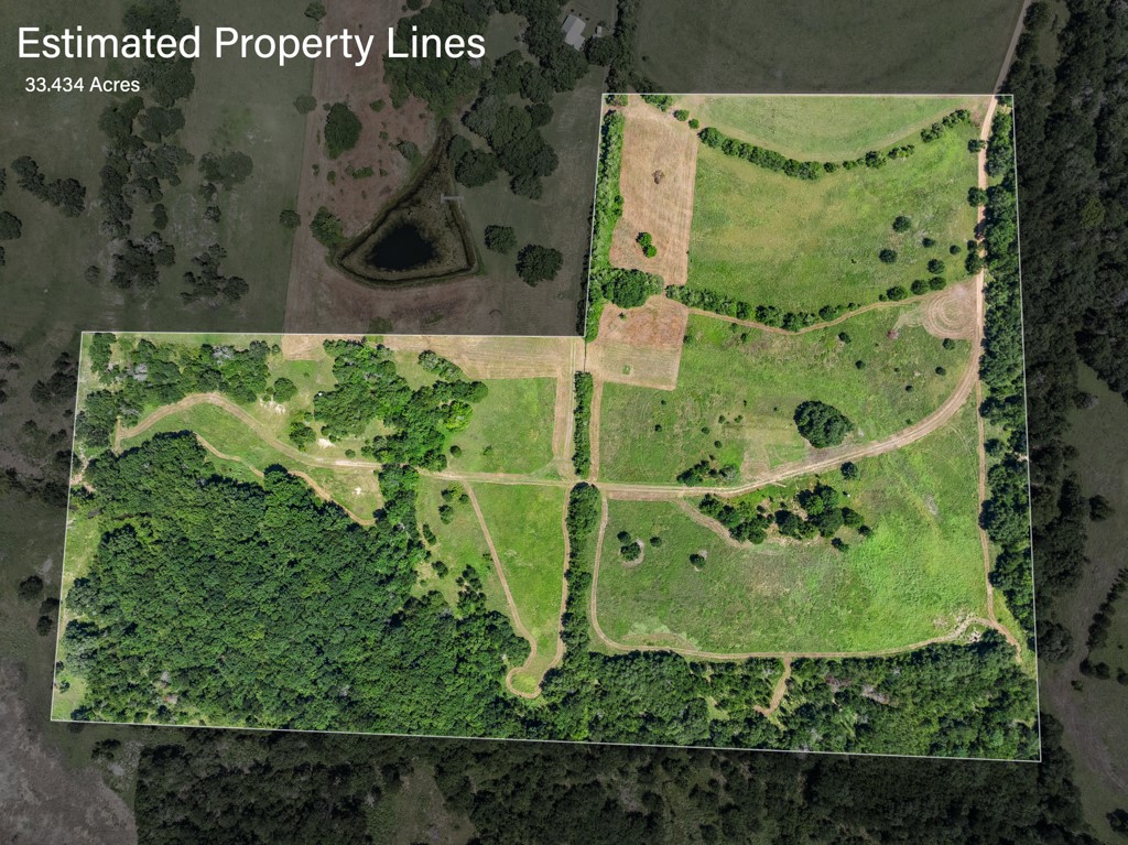 1190 North Nassau Road Round Top, TX 78954 - Photo 17 of 37 an aerial view of a garden