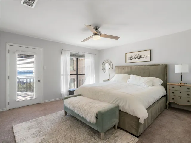 a view of a balcony with an outdoor space