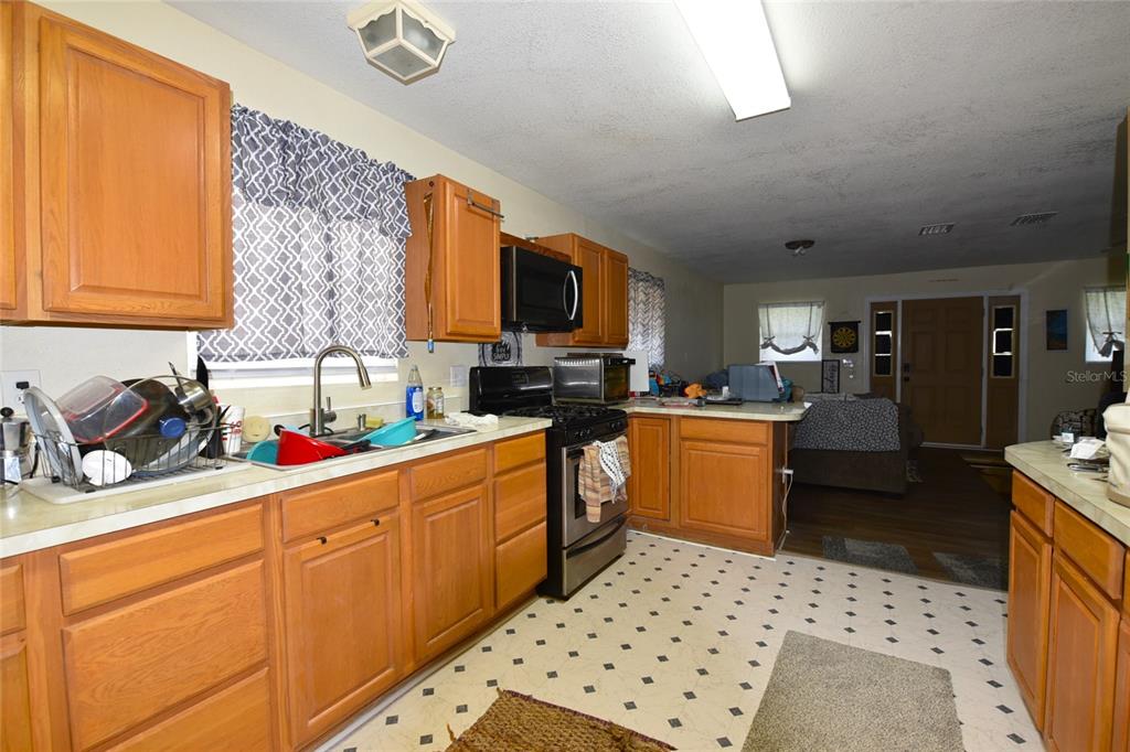 11542 Sumner Road Wimauma, FL 33598 - Photo 28 of 65 a kitchen with sink cabinets and window