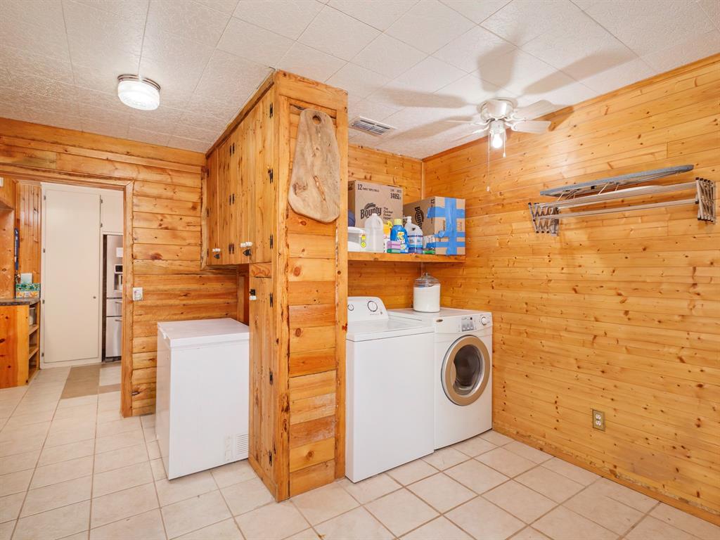 3301 County Road 339 Early, TX 76802 - Photo 24 of 39 a view of a storage & utility room with a washer dryer