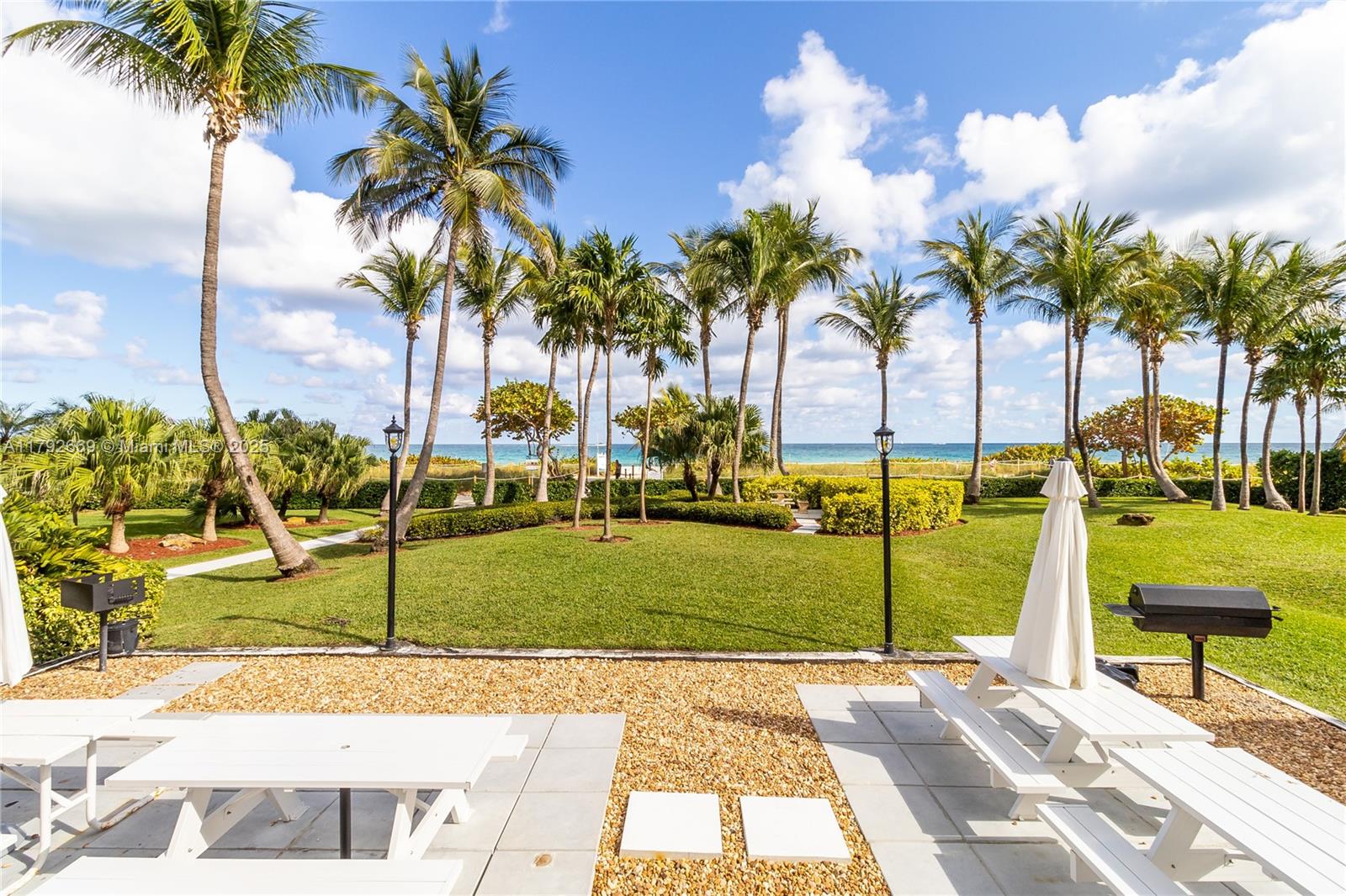 8855 Collins Avenue, Unit 8J Surfside, FL 33154 - Photo 48 of 52 beach BBQ area