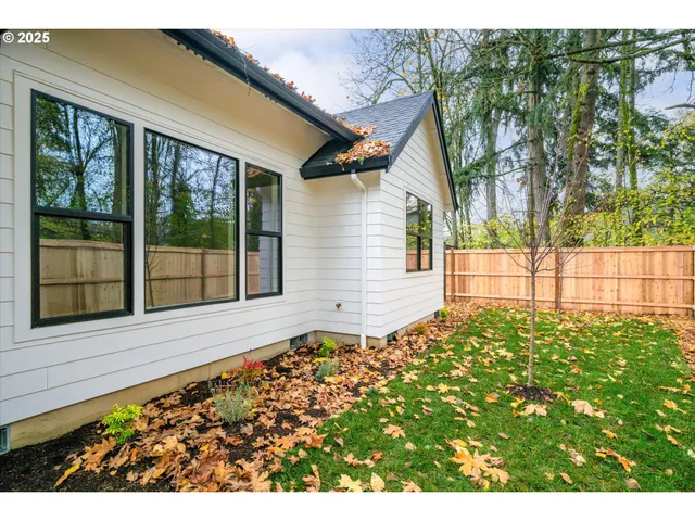 a house with a small garden