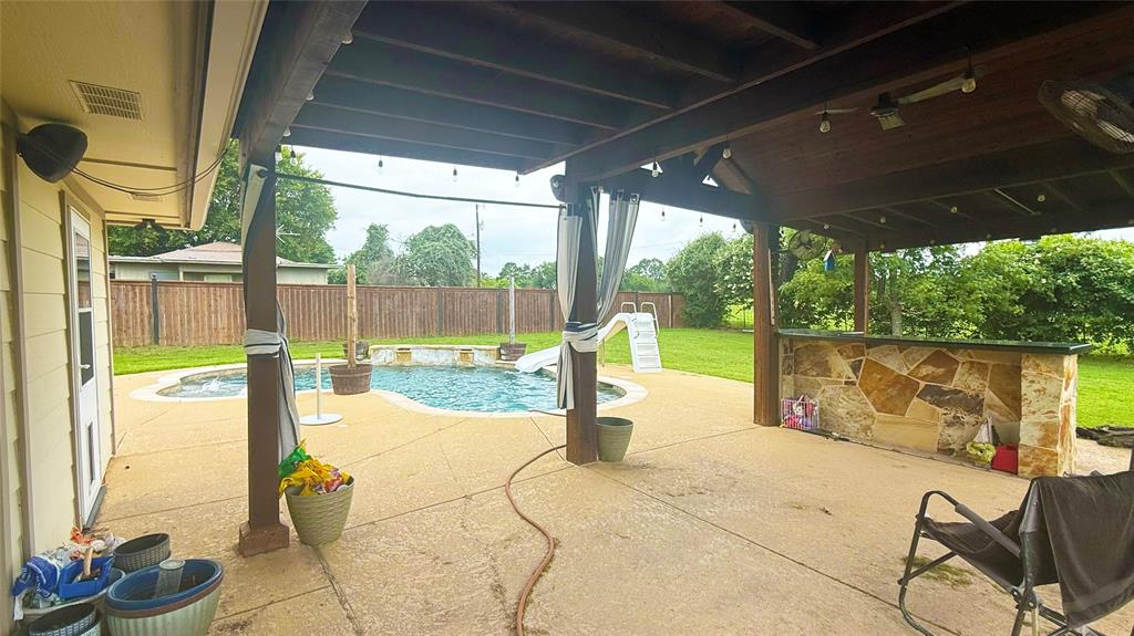 1356 Kerry Lane Azle, TX 76020 - Photo 20 of 27 Back covered porch