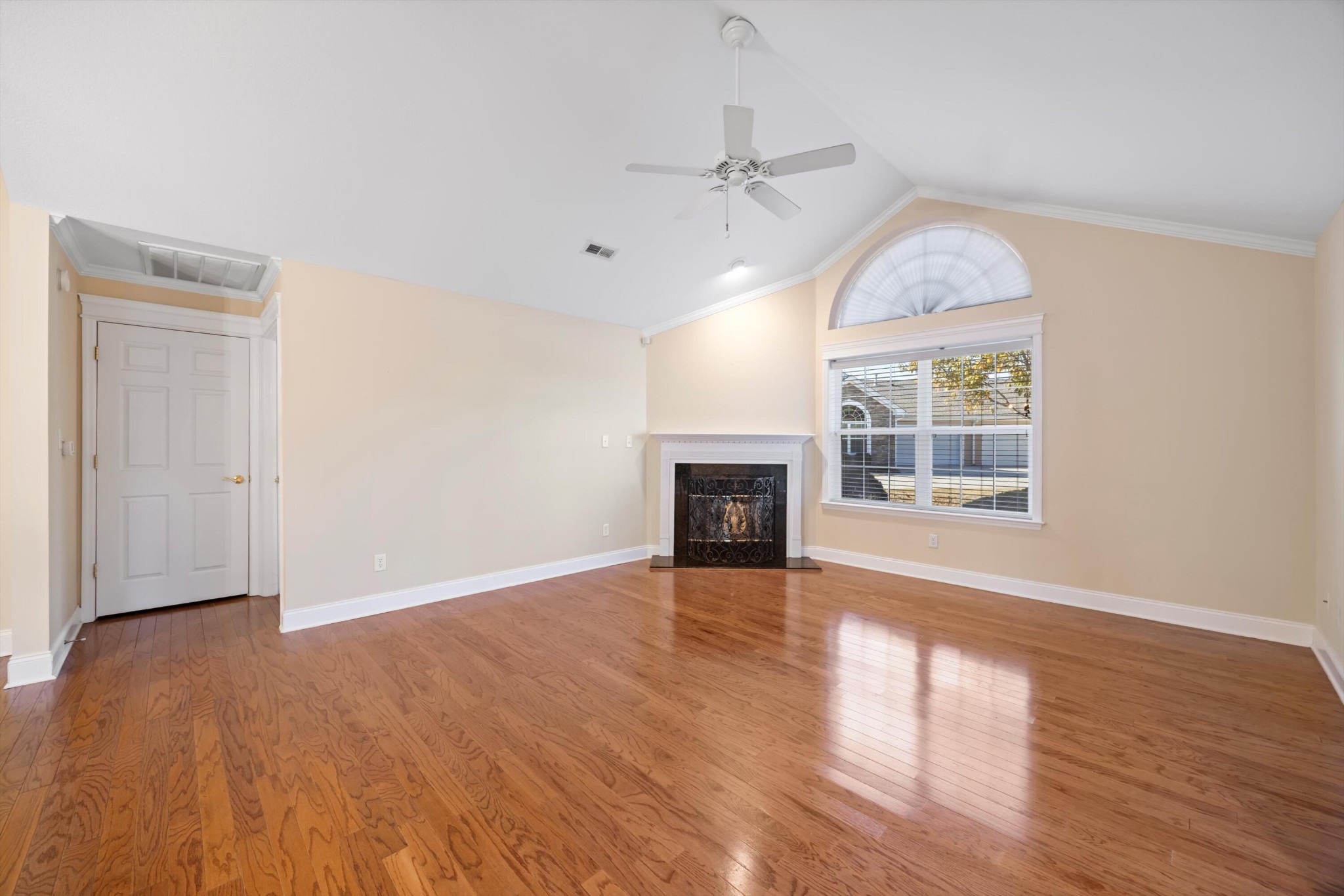2457 Baskette Way Chattanooga, TN 37421 - Photo 11 of 24 an empty room with wooden floor chandelier and glass door