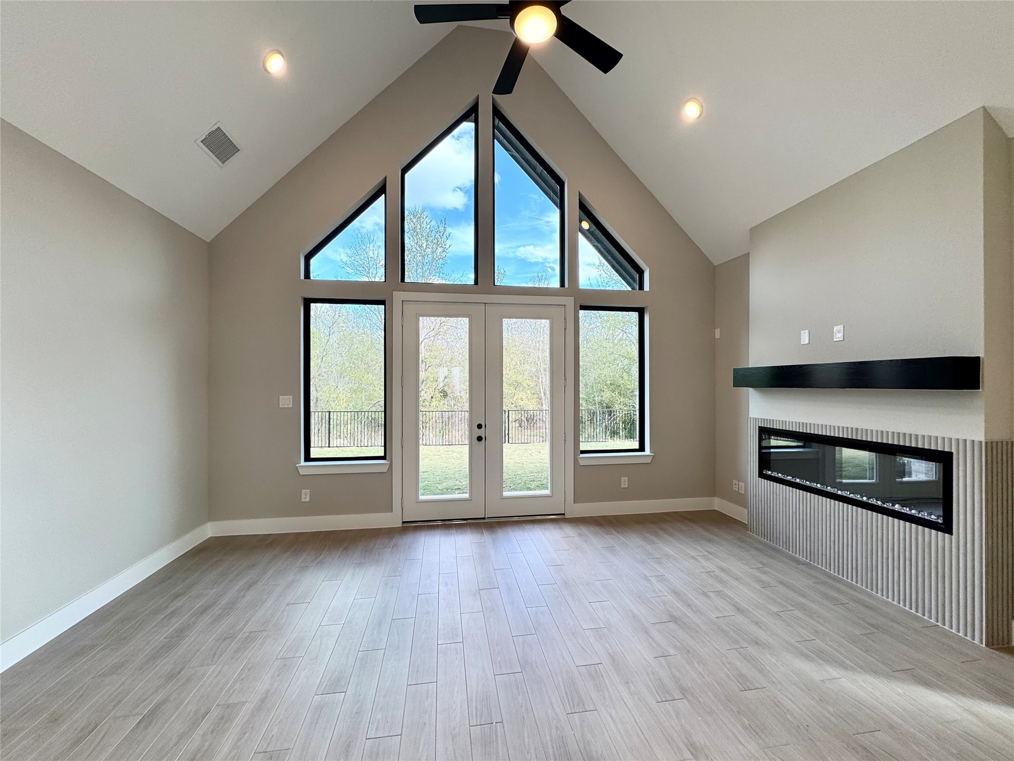 4402 Crossfield Road Fulshear, TX 77441 - Photo 6 of 23 Main Family room with Electric Fireplace -