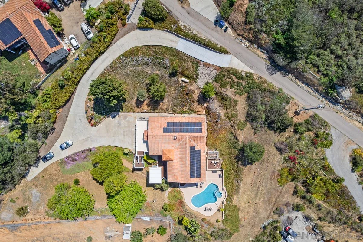 3049 Millar Ranch Road Spring Valley, CA 91978 - Photo 68 of 71 an aerial view of a house with a yard