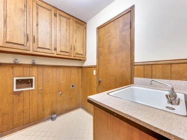 a bathroom with a sink and a bathtub
