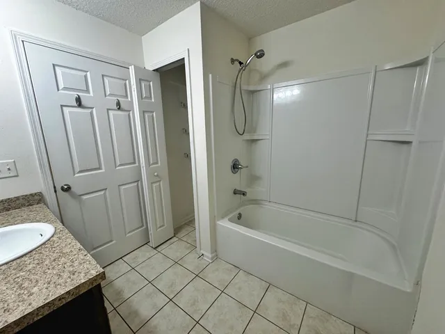 a view of a glass door